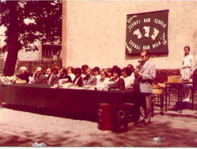 Z uroczysto??ci po??egnalnej absolwent??w 1987 rok