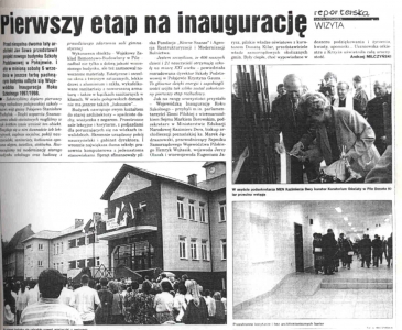 29 czerwca 2000 roku - uroczysto??Ä? otwarcia hali sportowej